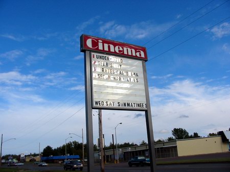 Cloverland Cinema 2 - Marquee (newer photo)